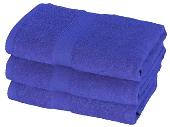 Håndklæde - 50x100 cm - Blå - Diamant - 100% Bomuld - Bløde håndklæder fra Egeria