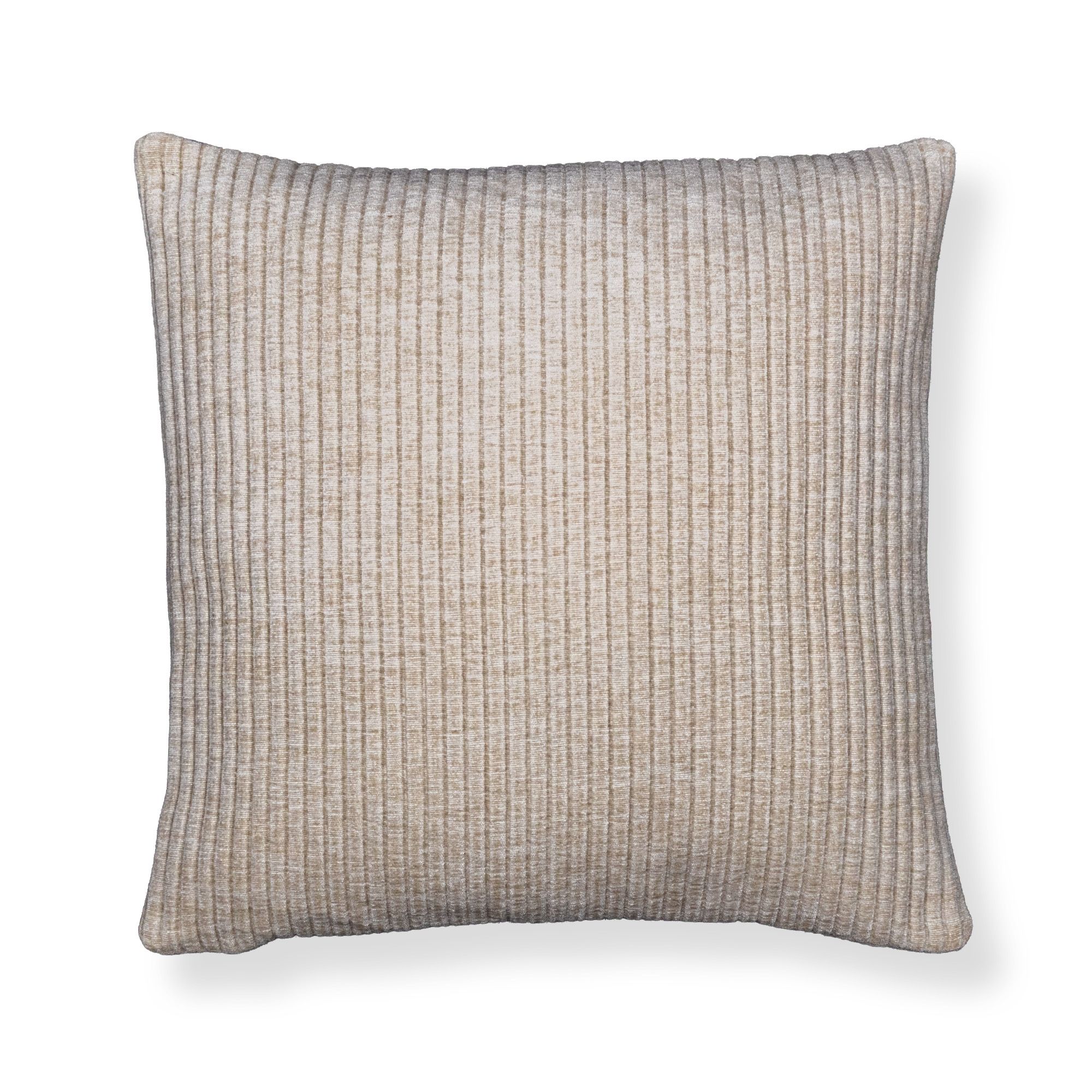 Pyntepude 45x45 cm - Lysegrå sofapude med fløjls look - Blød pude til sofaen - Borg Living