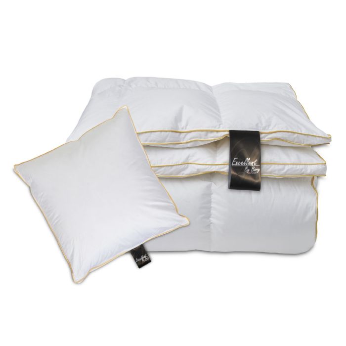 Billede af Dyne og pude sæt - 140x200 + 60x63 cm - Helårs 100% moskusdyne inkl pude - Limited edition