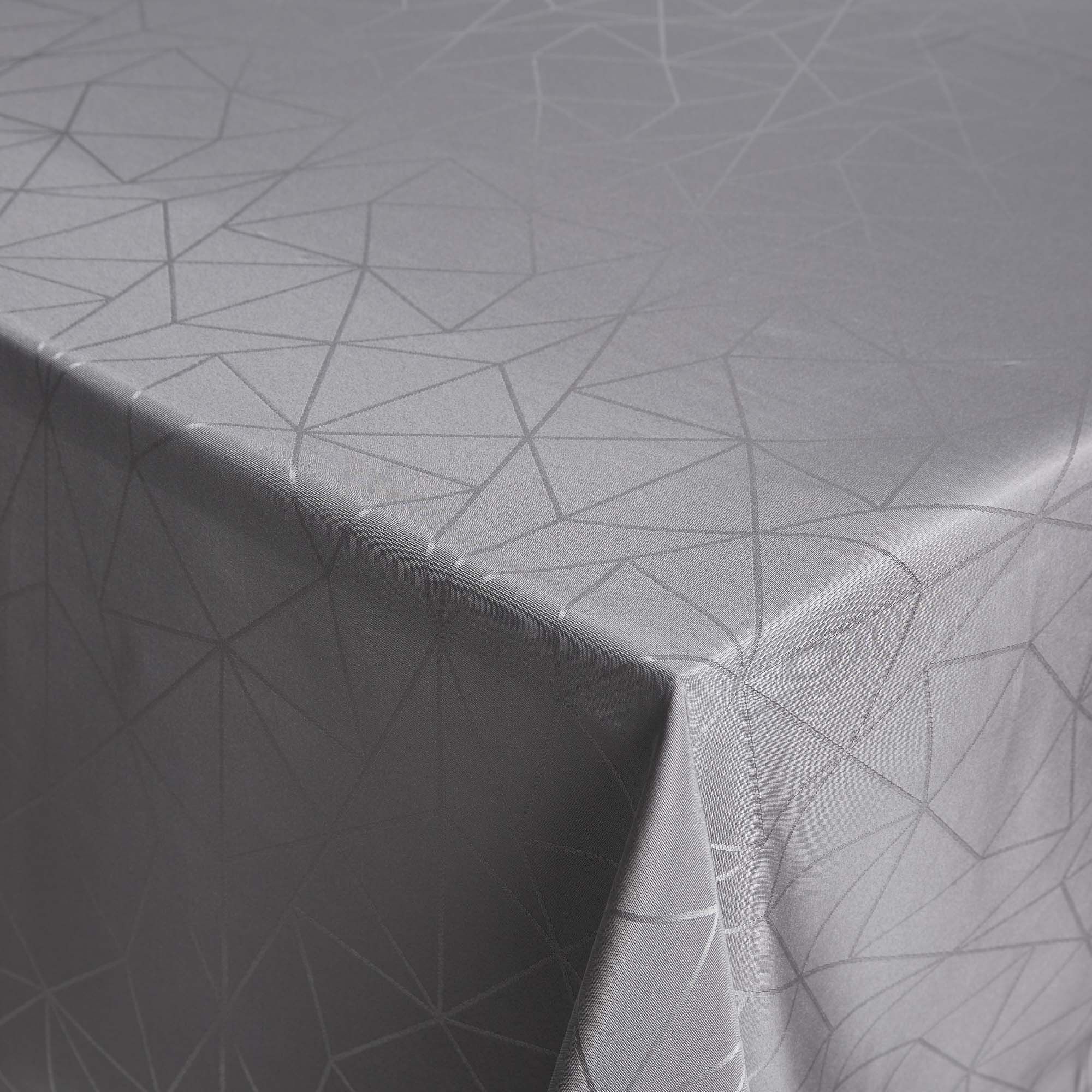 Nordstrand Home Damask Borddug 140x220 cm Geometrisk Mønster - Hvid