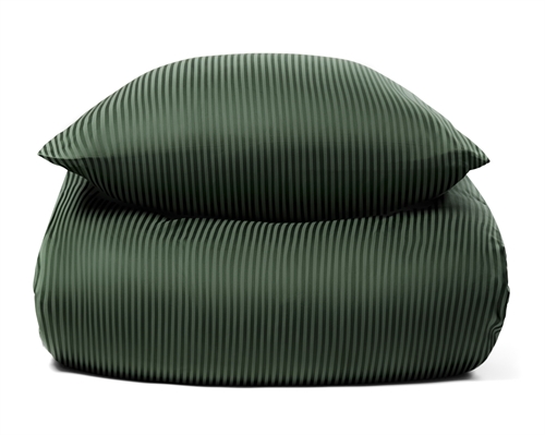 Se Sengetøj i 100% Egyptisk bomuld - 150x210 cm - Grønt sengetøj - Ekstra blødt sengesæt fra By Borg hos Dynezonen.dk