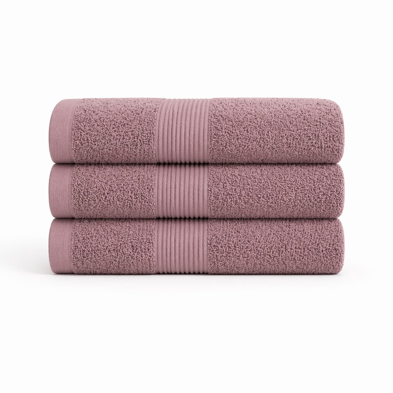 Bomulds håndklæde - 100% bomuld - Magnolia - Rosa