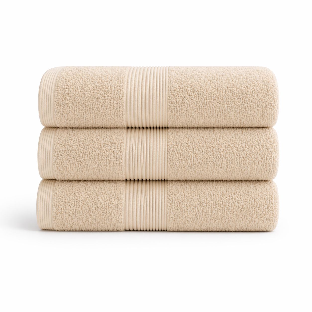 Bomulds håndklæde - 100% bomuld - Magnolia - Creme