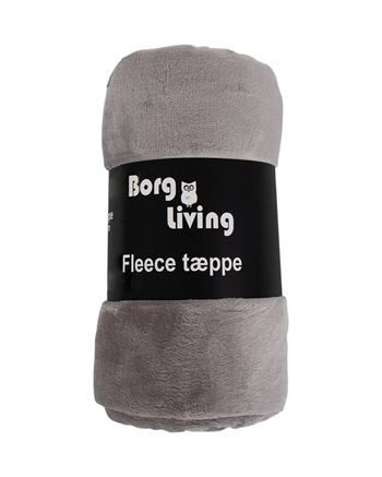 6: Fleece tæppe - Grå - 150x200 cm - Blødt og lækkert sofatæppe - Borg Living