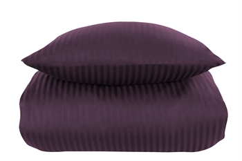 Sengetøj 240x220 cm - King size - Lilla sengetøj - 100% Bomuldssatin - Borg Living dobbelt dynebetræk