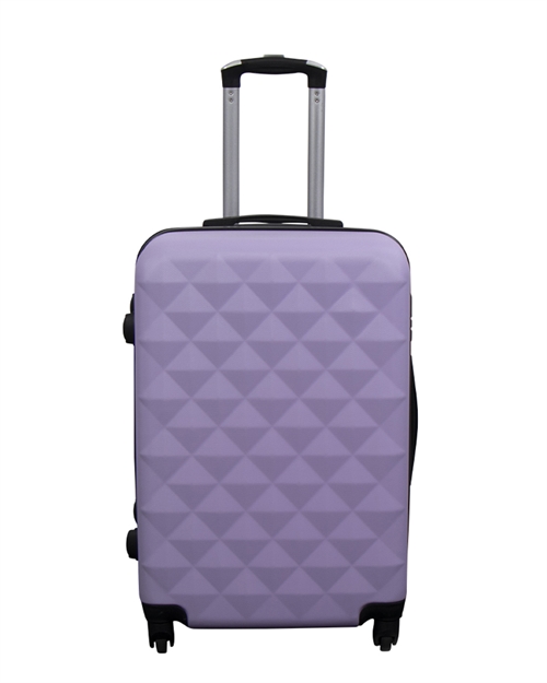 Billede af Kuffert - Hardcase - Str. Medium - Diamant lilla - Smart billig rejsekuffert