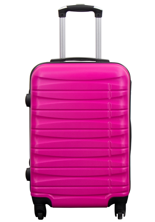 Billede af Kabinekuffert - Hardcase - Pink håndbagage kuffert tilbud
