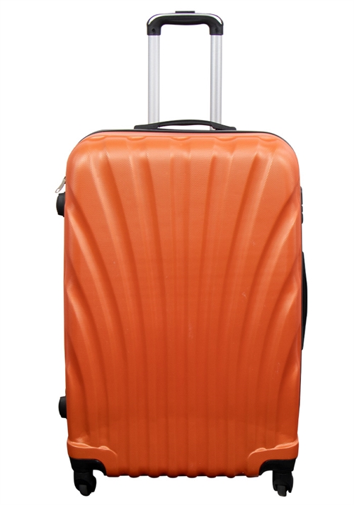 Billede af Stor kuffert - Musling orange - Hardcase kuffert - Str. Large - Eksklusiv rejsekuffert