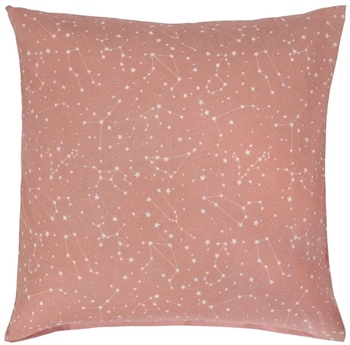 Pudebetræk 60x63 cm - Zodiac peach - Hovedpudebetræk i 100% Bomuld