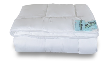 Dobbeltdyne 240x220 Cm Allergivenlig Fiberdyne Fugt Absorberende King Size Dyne Med Micro Fibre Fra Zen Sleep