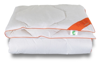 Økologisk dobbeltdyne 240x220 cm med gåsedun - Vinterdyne - Økologisk king size dyne - Feng Shui