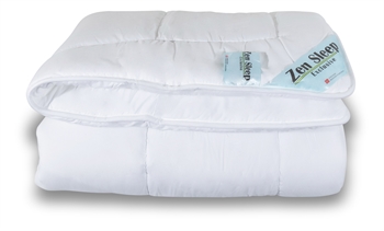 Fiberdyne 140x220cm Allergivenlig 2 Lags Termodyne Fugt Absorberende Vinterdyne Med Micro Fibre Fra Zen Sleep