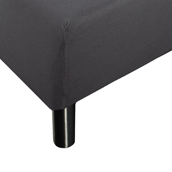 Stræklagen 80×200 cm – Antracitgråt jersey lagen – 100% Bomuld – Faconlagen til madras