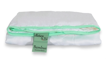 Billede af Bambus sommerdyne 140x220 cm - Dyne med bambus - Nature By Borg bambusdyne