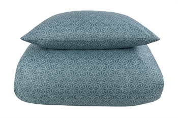Billede af Sengetøj 140x200 cm - Fan green - Mønstret sengesæt - Microfiber sengelinned - In Style