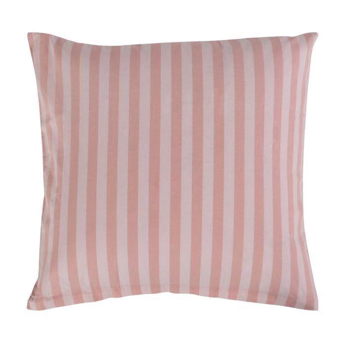 Billede af Pudebetræk 60x63 cm - Stripes Rose - Lyserød - 100% Bomuld