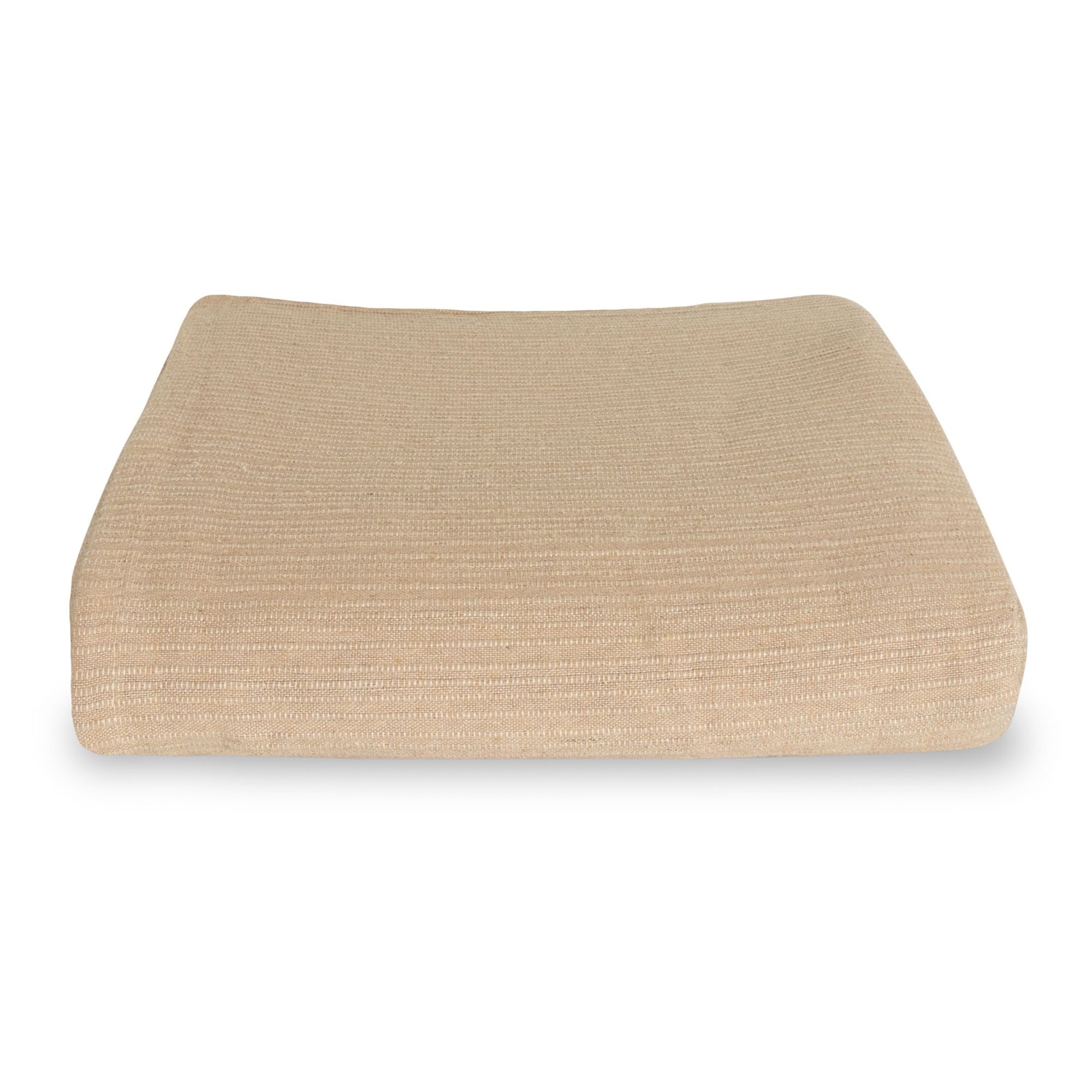 Sengetæppe - 140X220 cm - Beigefarvet sengetæppe til enkelseng - Nordstrand Home