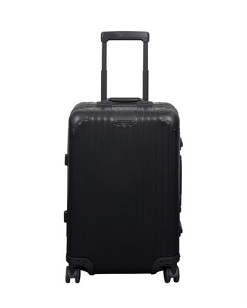 Se Håndbagage kuffert - Aluminiums kuffert - Sort - Luksuriøs trolley med TSA lås - 36 liter hos Dynezonen.dk