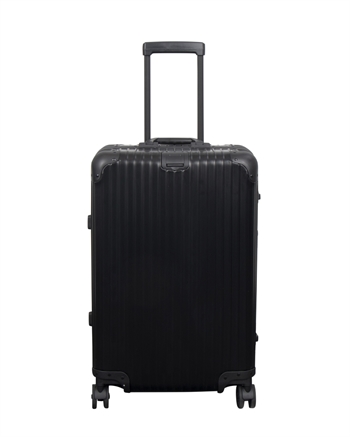 Billede af Aluminiums kuffert - Sort - 68 liter - Luksuriøs rejsekuffert med TSA lås