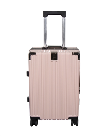 Billede af Kuffert - Eksklusiv hardcase kuffert - 60 liter - Rosa - Leyvægts rejsekuffert