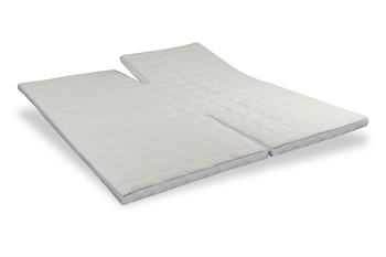 Se Topmadras med H-split - 160x210 cm 5 cm høj - Advance Memory skum - Zen Sleep - Ergonomisk topmadras hos Dynezonen.dk