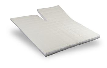 10: Topmadras med U-split - 160x200 cm 5 cm høj - Celcius memory skum - Zen sleep Advance