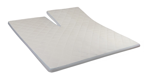 Billede af Topmadras - 180x200 cm 5 cm høj - U-split topmadras til elevationseng - Temperaturregulerende OUTLAST teknologi - Cool Zone Temperature Control