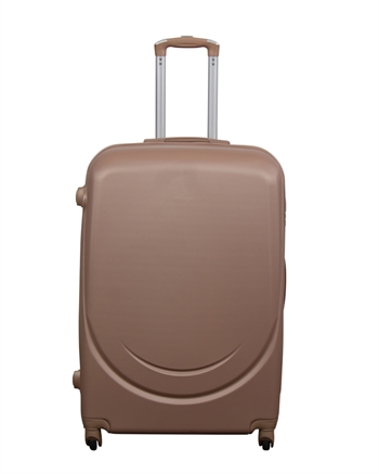 Stor kuffert - Classic mocca - Hardcase kuffert - Smart rejsekuffert