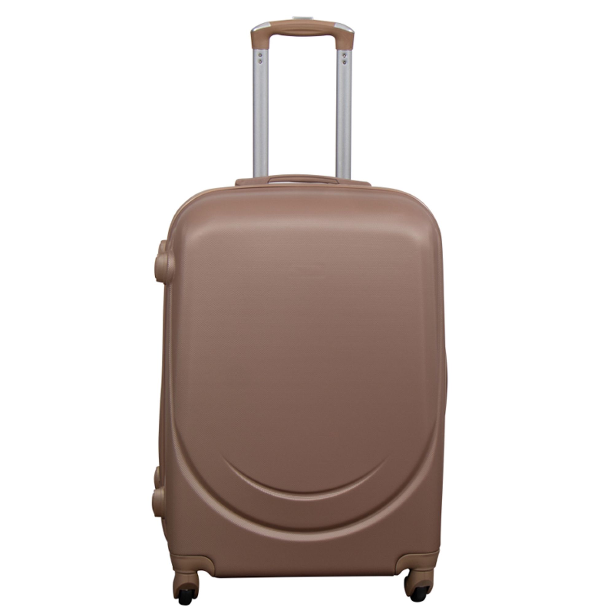 Kuffert tilbud - Hardcase - Str. Medium - Classic mocca - Smart rejsekuffert