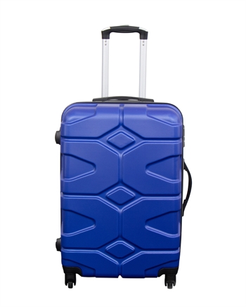 Kuffert tilbud - Hardcase - Str. Medium - Military Blå - Smart rejsekuffert