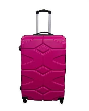 Stor kuffert - Military Pink - Hardcase kuffert - Smart rejsekuffert