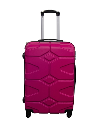Kuffert tilbud - Hardcase - Str. Medium - Military Pink - Smart rejsekuffert