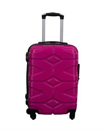 Kabinekuffert - Hardcase letvægts kuffert - Str. lille - Military Pink