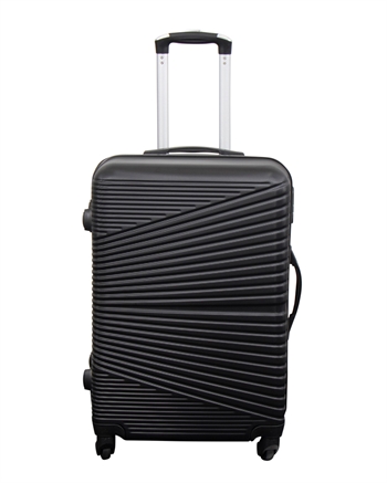 Kuffert tilbud - Hardcase - Str. Medium - Nordic sort - Smart rejsekuffert