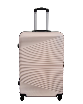 Billede af Stor kuffert - Nordic nude - Hardcase kuffert - Smart rejsekuffert