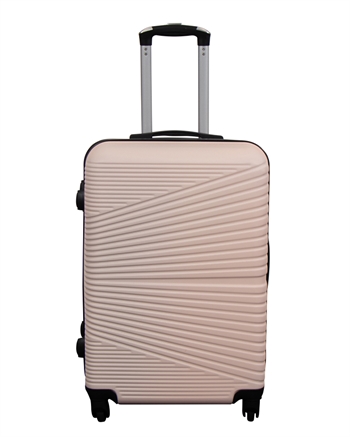 Kuffert tilbud - Hardcase - Str. Medium - Nordic nude - Smart rejsekuffert