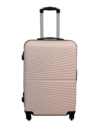 Billede af Kuffert tilbud - Hardcase - Str. Medium - Nordic nude - Smart rejsekuffert