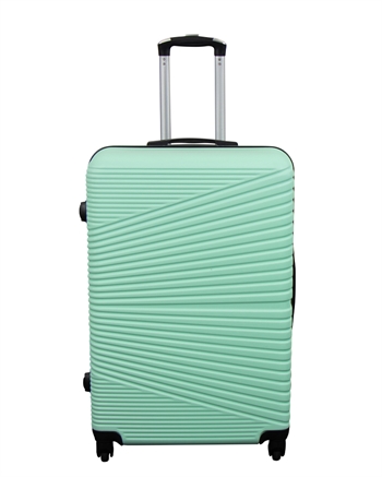Stor kuffert - Nordic mint - Hardcase kuffert - Smart rejsekuffert