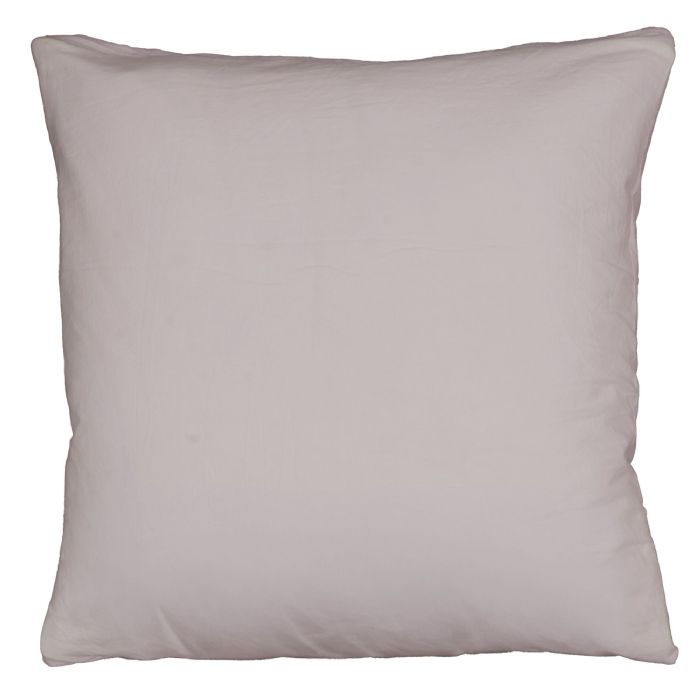 Pudebetræk 60x63 cm - 100% Enzymvasket bomuld - Firm Grå - Nordstrand Home