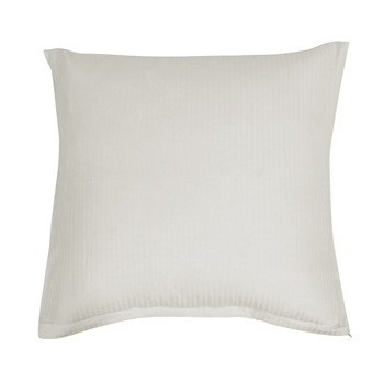 Pudebetræk 60x63 cm - Hvidt hovedpudebetræk - Jacquardvævet pudebetræk -  100% egyptisk bomuldssatin