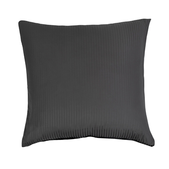 Pudebetræk 60x63 cm - Gråt hovedpudebetræk - Jacquardvævet pudebetræk - 100% Egyptisk bomuld