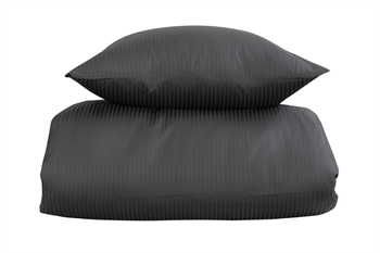 Sengetøj i 100% Egyptisk bomuld - 140x220 cm - Gråt sengetøj - Ekstra blødt sengesæt fra By Borg