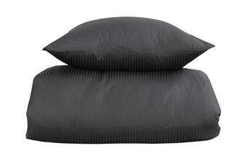 King size sengetøj 240x220 cm - Mørke gråt sengetøj - Ekstra blødt sengesæt i 100% Egyptisk bomuld - By Borg
