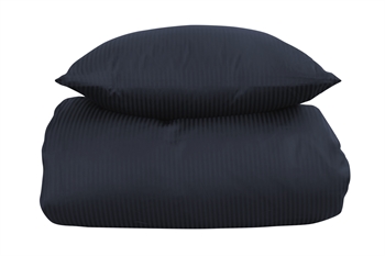 King size sengetøj 240x220 cm - Mørke blåt sengetøj - Ekstra blødt sengesæt i 100% Egyptisk bomuld - By Borg