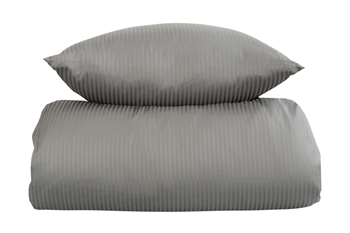 Sengetøj til dobbeltdyne - 240x220 cm - Lyse gråt sengetøj - Ekstra blødt sengesæt i 100% Egyptisk bomuld - By Borg
