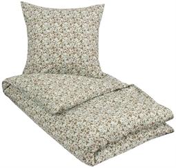 Kingsize sengetøj  240x220 cm - Flower Mint - Microfiber