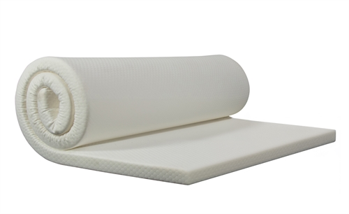 Billede af Topmadras 180x200 cm - Basis purskum topmadras til dobbeltseng - Højde 4 cm. - Middel hårdhed - In Style
