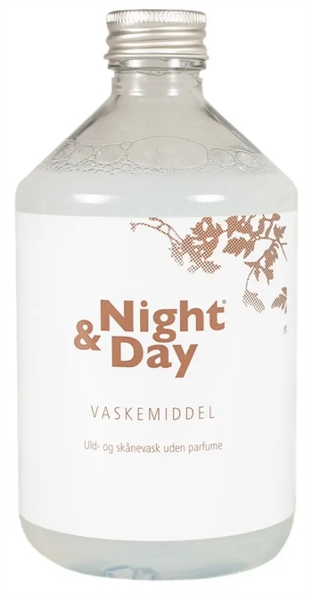 #3 - Dun vask -  Enzymfrit vaskemiddel - Til dundyner og dunpuder - Dansk produceret vaskemiddel til uld, dun og skånevask - Night & Day