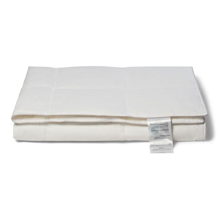 Baby sommerdyne 70x100 cm med 100% moskusdun - Let og sval dundyne - Nordstrand Home dyne