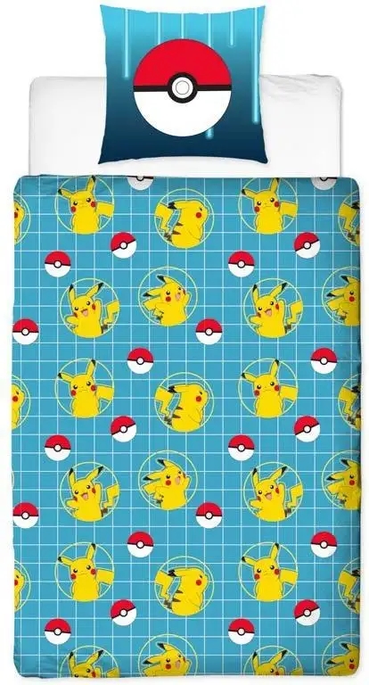 sengetøj • 100% bomuld • Pikachu • 150x210